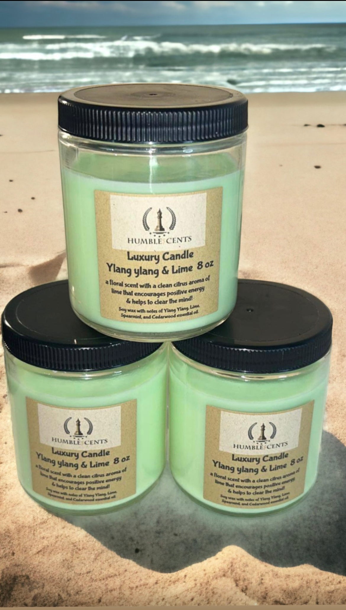 Ylang ylang & Lime Essential Candle 8 oz