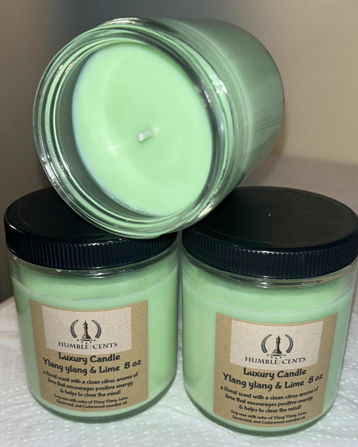 Ylang ylang & Lime Essential Candle 8 oz