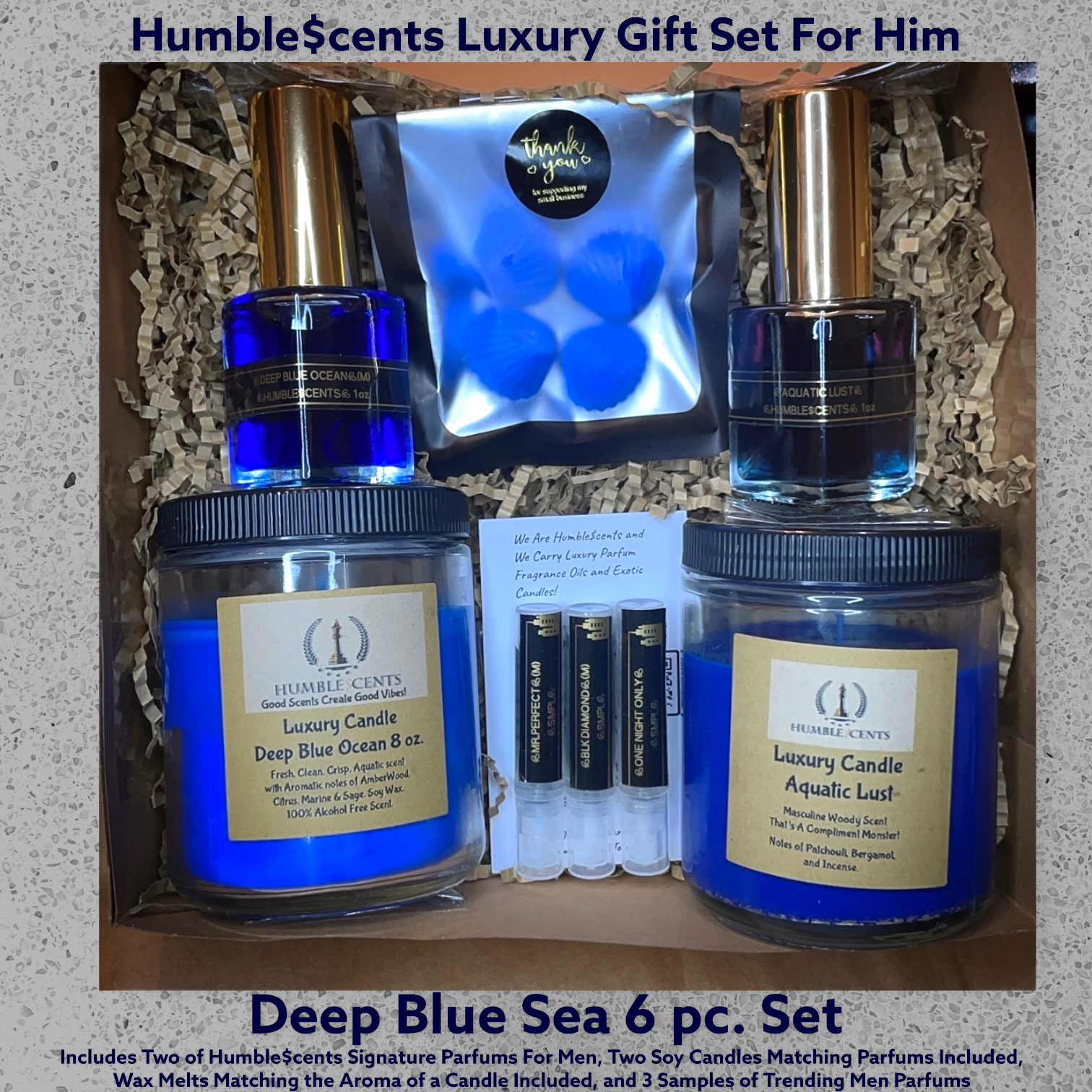 Deep Blue Sea 6pc Gift Set